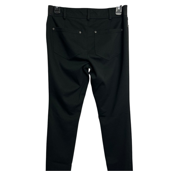 AGB Women’s Soft Knit Pants Sz 6 Stretch Black Pockets Elastic On Waistband Side - Picture 4 of 4